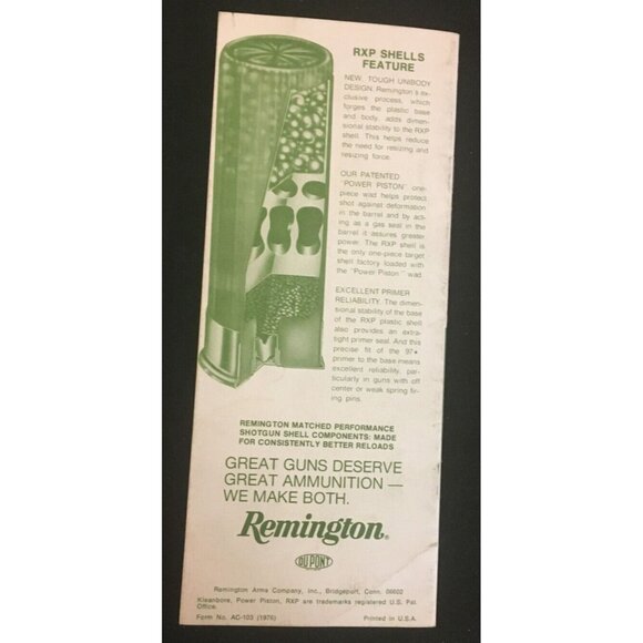 Remington Tips on Better Reloading Pamphlet VINTAGE 1976 - Picture 5 of 5